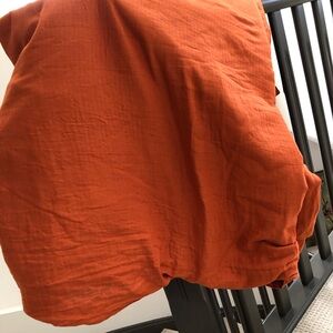 Burnt Orange Duvet Cover - SOLD- Facebook